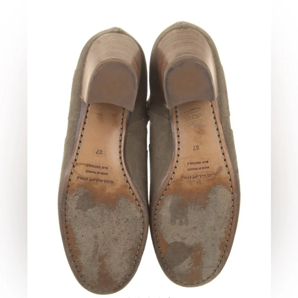 Isabel Marant Tan Dicker Suede Low western Cowboy Boots sz FR 37